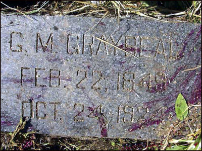 Headstone of Granville Graybeal