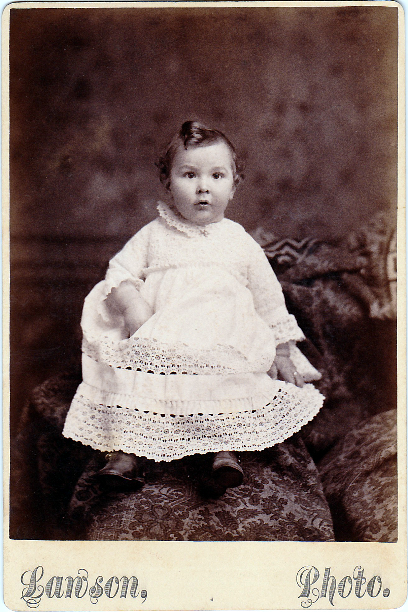 Photo of Charles F. Adams as a baby.