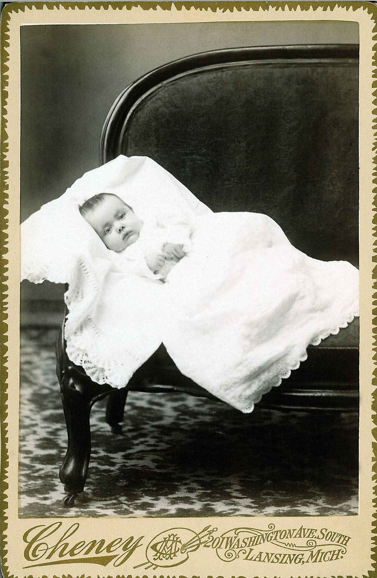 Photo of Maude Gertrude Jones as a baby.